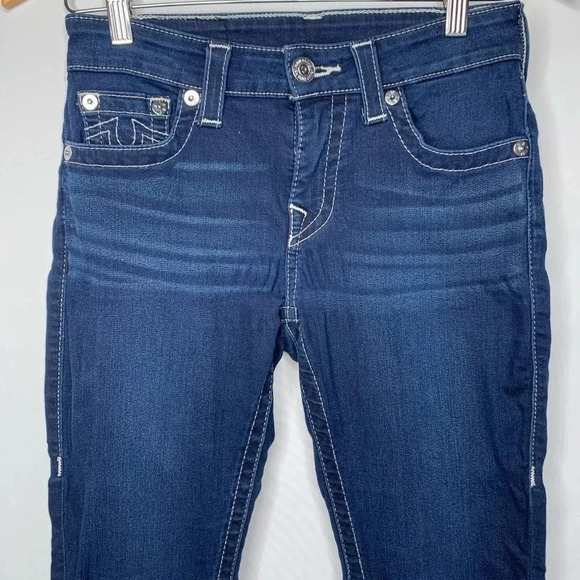 True Religion Dark Wash Curvy Contour Skinny Jeans Size 26 - Picture 6 of 15